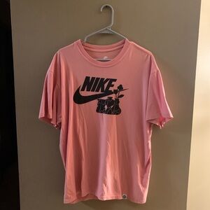 Nike pink and black tshirt
